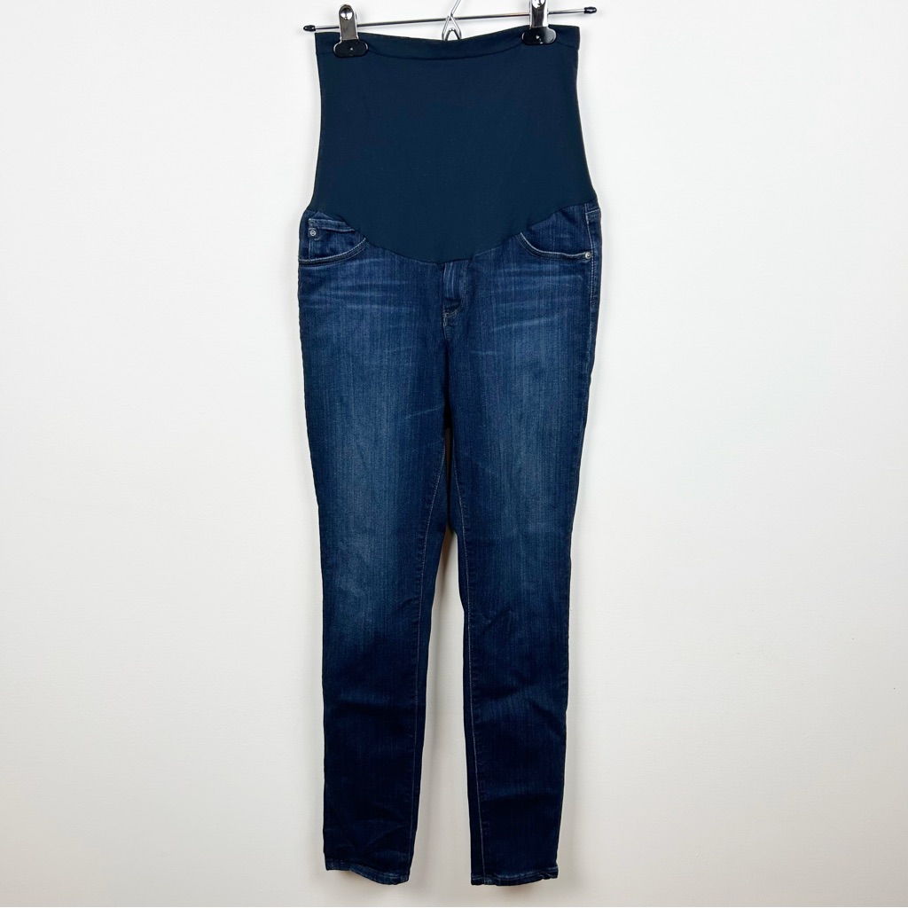 Ag Adriano Goldschmied Maternity Skinny Jeans Secret Fit Belly Size 30